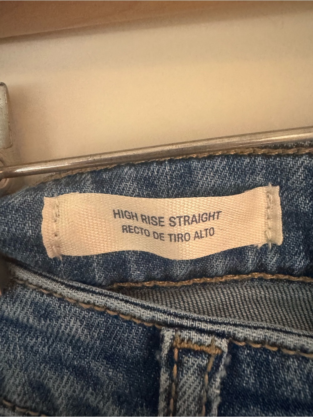 Universal Thread High Rise Straight Jeans Blue Medium Wash Women’s 10 - Picture 5 of 8
